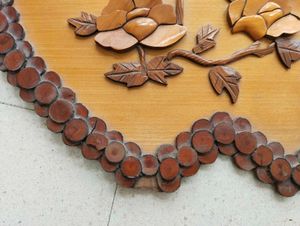 Wooden Heart Floral Wall Decor