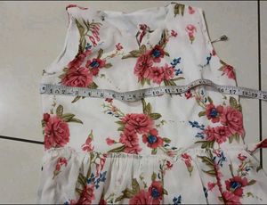 Cute Floral Dress with Denim Jacket