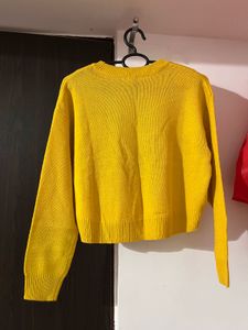 H&amp;M Yellow Women Pullover