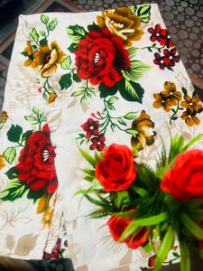 Floral Print Salwar Kameez Set