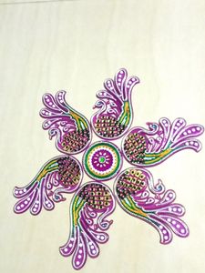 Acrylic Rangoli