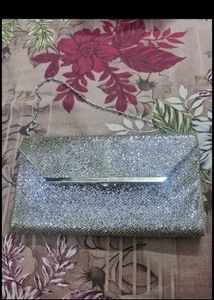 Silver clutch