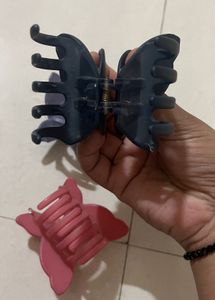 Set Of 3 Claw Clips For Hair Butterfly 🦋