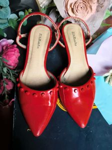 Red Pointed Toe Heels