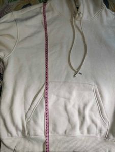 H&amp;M Loose Fit Beige Hoodie Unisex