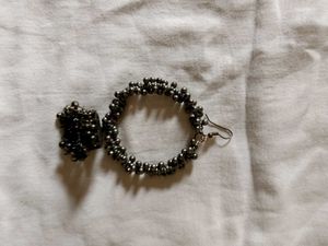 Beaded Hoop Earrings