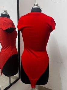 H&amp;M Red bodysuit