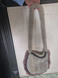 Fuzzy Shearling Bag