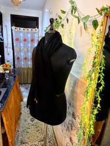 Ralph Lauren Black Scarf Authentic Unisex