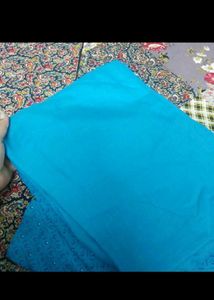 Firozi 💙 Geometric Print Kurta Set