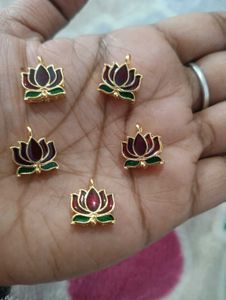 Lotus Pendants (Set of 5)