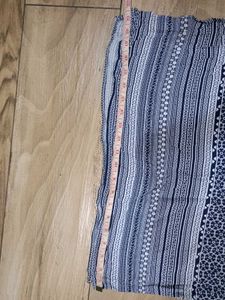 Mineral Blue &amp; White Sleeveless Maxi Kurta 👗