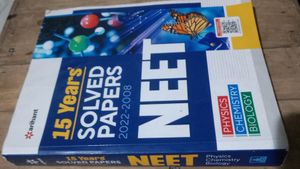 15 Years Solved Paperback NEET For Phy,Che,Bio💝