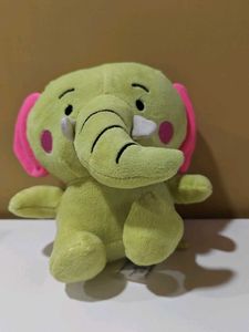 Cute Green Elephant Plush