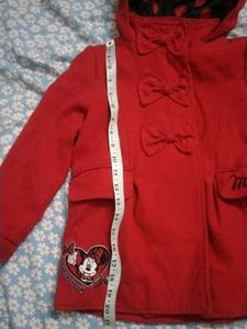 Minnie Mouse Red Hooded Coat