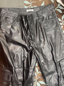 leather cargo pants