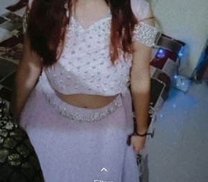 Crop top With Skirt