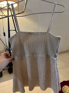 Cute Beige Tank Top