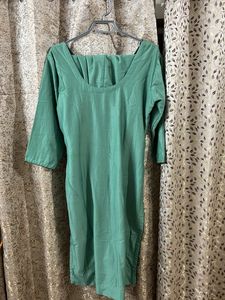 Teal Embroidered Pant Kameez