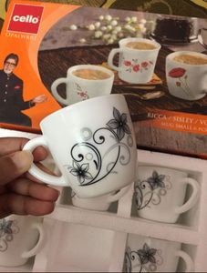 Cello Opalware Rica 6 Pieces Mug Set