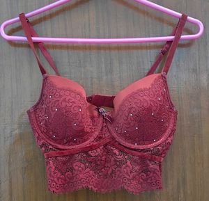 Red Lace Bra