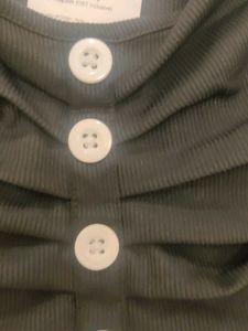 Black Button-Down Top