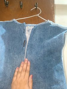 Light Blue Sleeveless Top