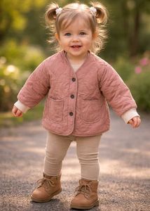 Adorable Quilted Baby Jacket