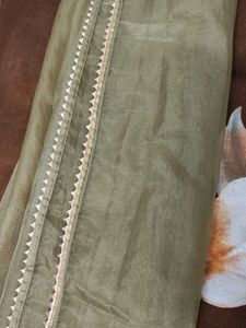 Elegant Embroidered Kurta Set With Net Dupatta