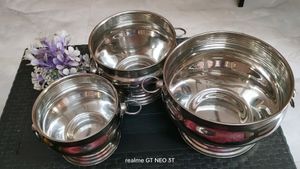 Dinner Stainless Steel Vessel Set of 3