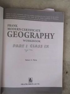 Frank Geography Workbook Class 9