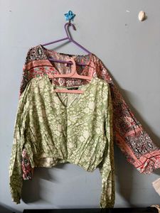 Floral Print Crop Top