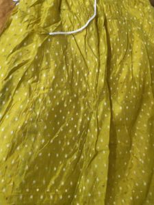 Yellow Polka Dot Skirt