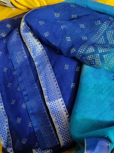 Pure Chiffon Double Shade Saree