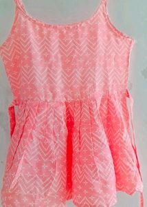 The premium women peach kurti / Top