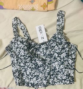 Brand New Zudio Floral Crop Top