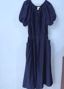 Off Shoulder Maxi Dress With Pockets