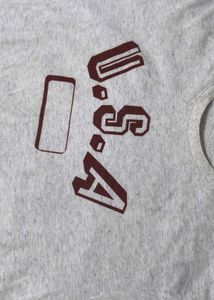 Old Navy Men Grey Cotton Oversized Tshirt