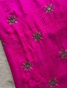 Pure Georgette Lehariya Saree