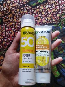 Garnier Sunscreen & Cleanser