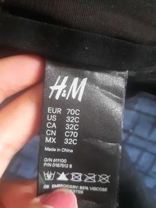 H&amp;M Lace Detail Bra 32C