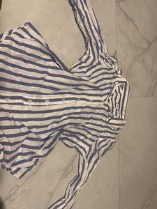 Striped Button-Down Shirt MNG