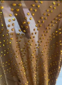 Glam Gold Sequin Maxi Dress