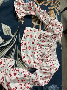 floral crop top