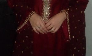 Maroon Ethnic Dress