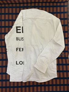 Burberry White Graphic Shirt