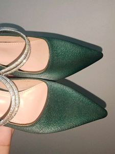 Emerald Green Heels