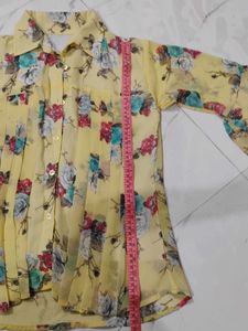 Floral Bell Sleeve Top