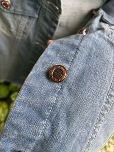 MADAME Denim Jacket Ribbed
