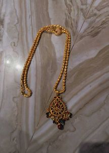 2 Gold Plated Peacock Pendant Chain